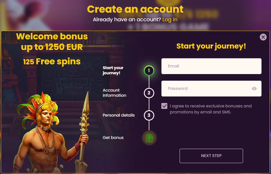 Bizzo Casino Sign Up